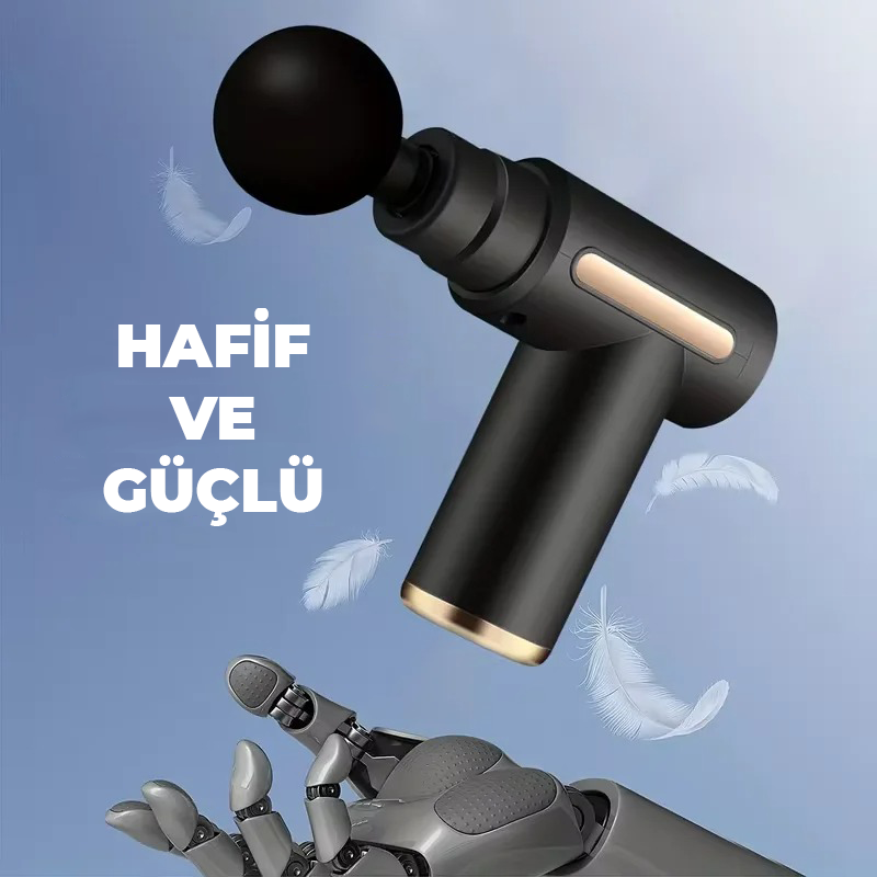 Şarjlı ve 4 Başlıklı Masaj Aleti